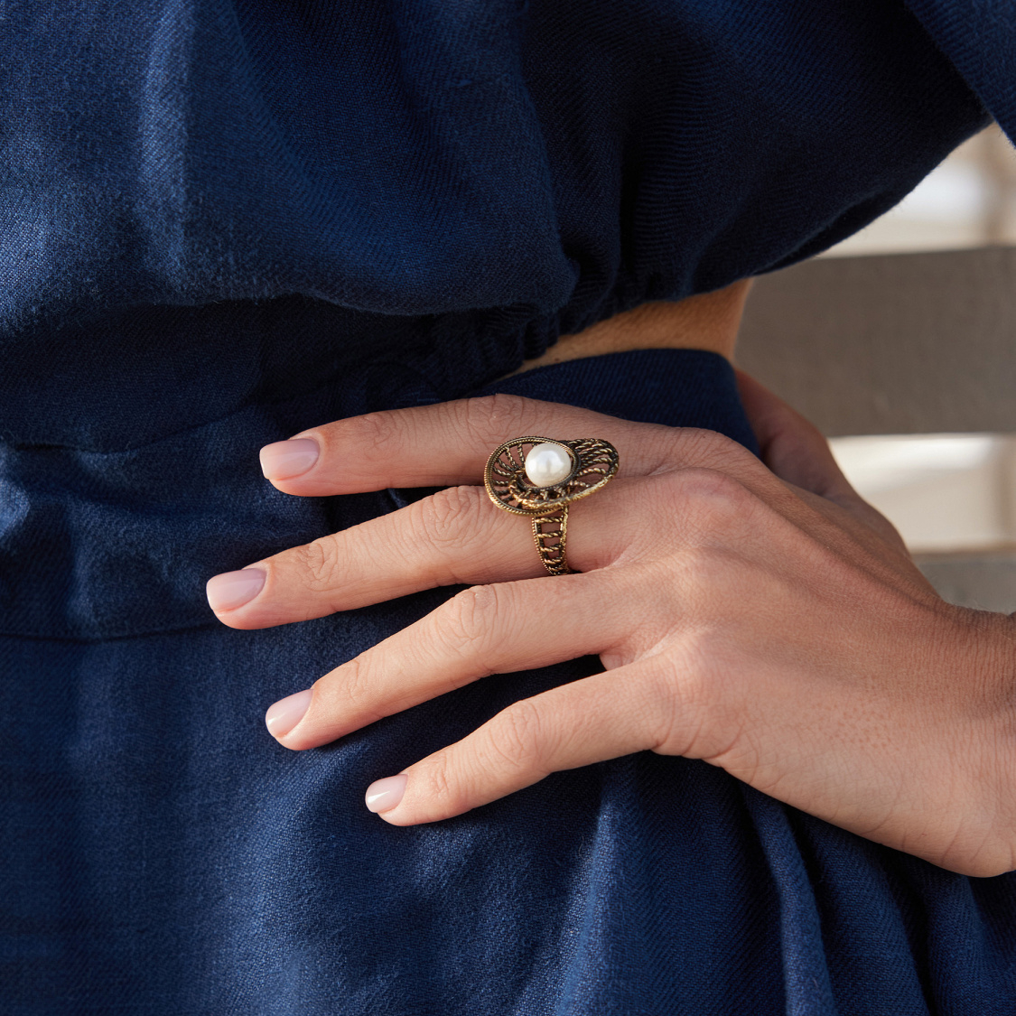 Кольцо ARCLET  PEARL  AN1729