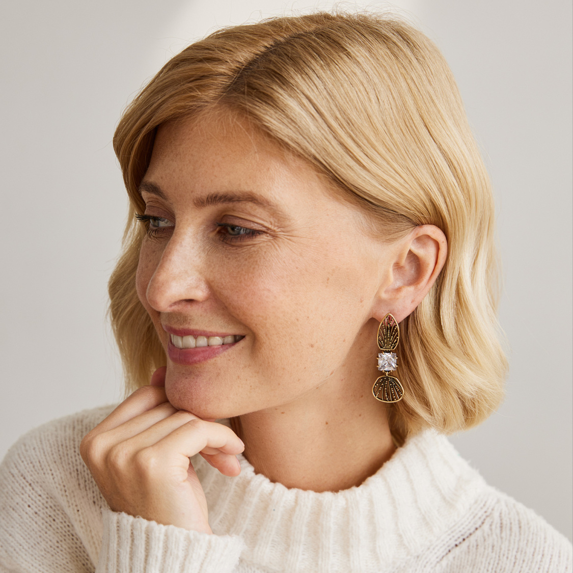 Серьги ERBARIO PICCOLO CRYSTAL OR6301