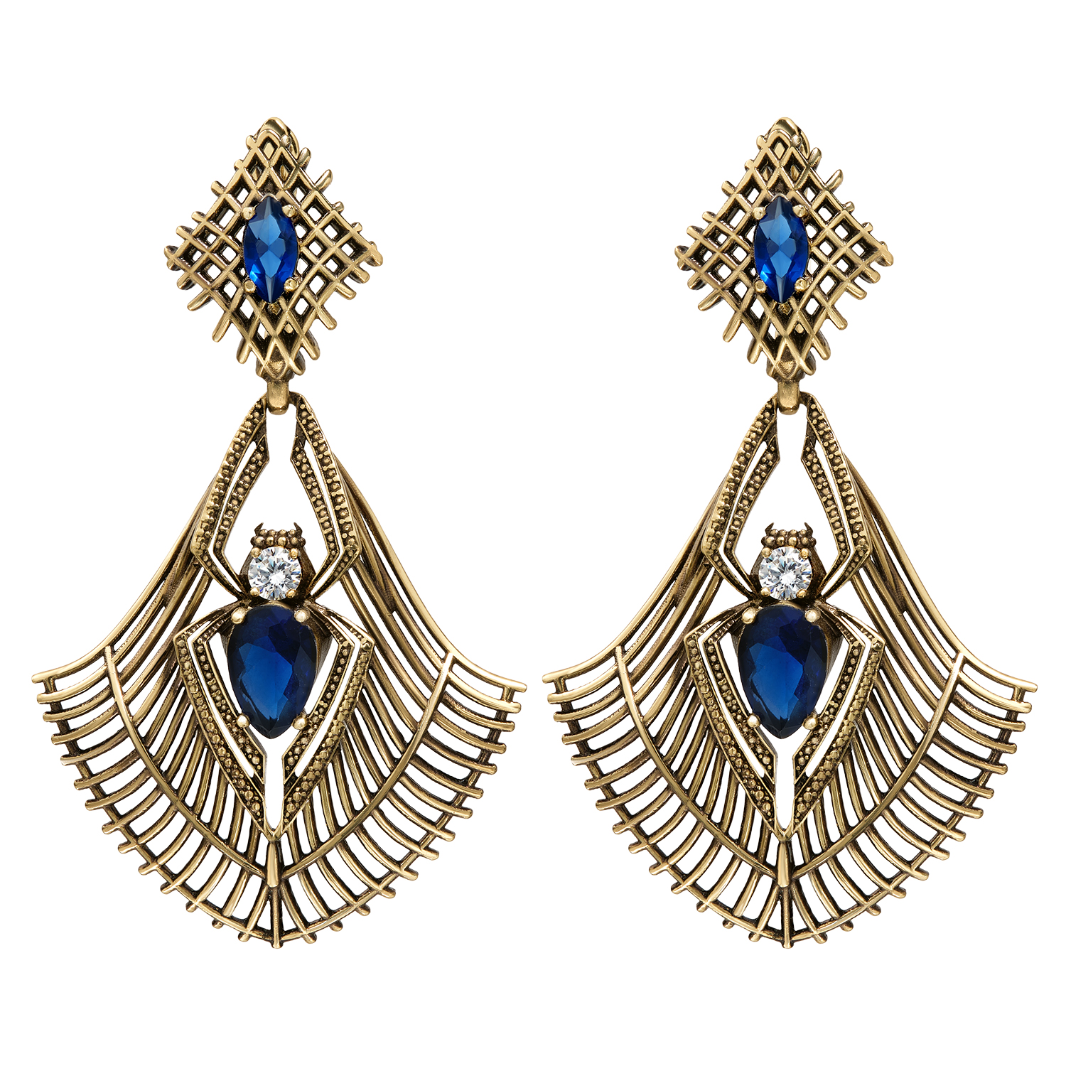 Серьги RAGNO ART DECO TANZANITE OR310721