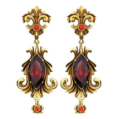 Серьги Barocco Granato OR190520