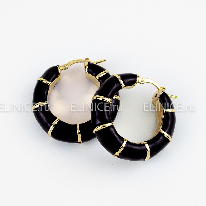 Серьги Regina Cora OT-OR1410SB черные