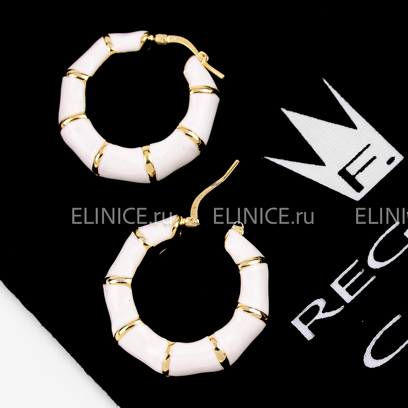 Серьги Regina Cora OT-OR1410SW белые