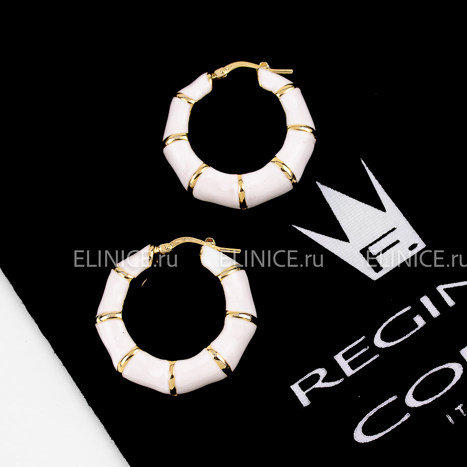 Серьги Regina Cora OT-OR1410SW белые