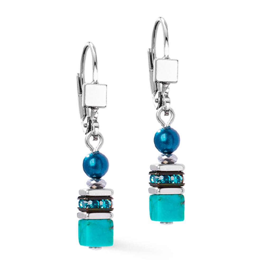 Серьги Transformative Teal Coeur de Lion 2103/20-0624