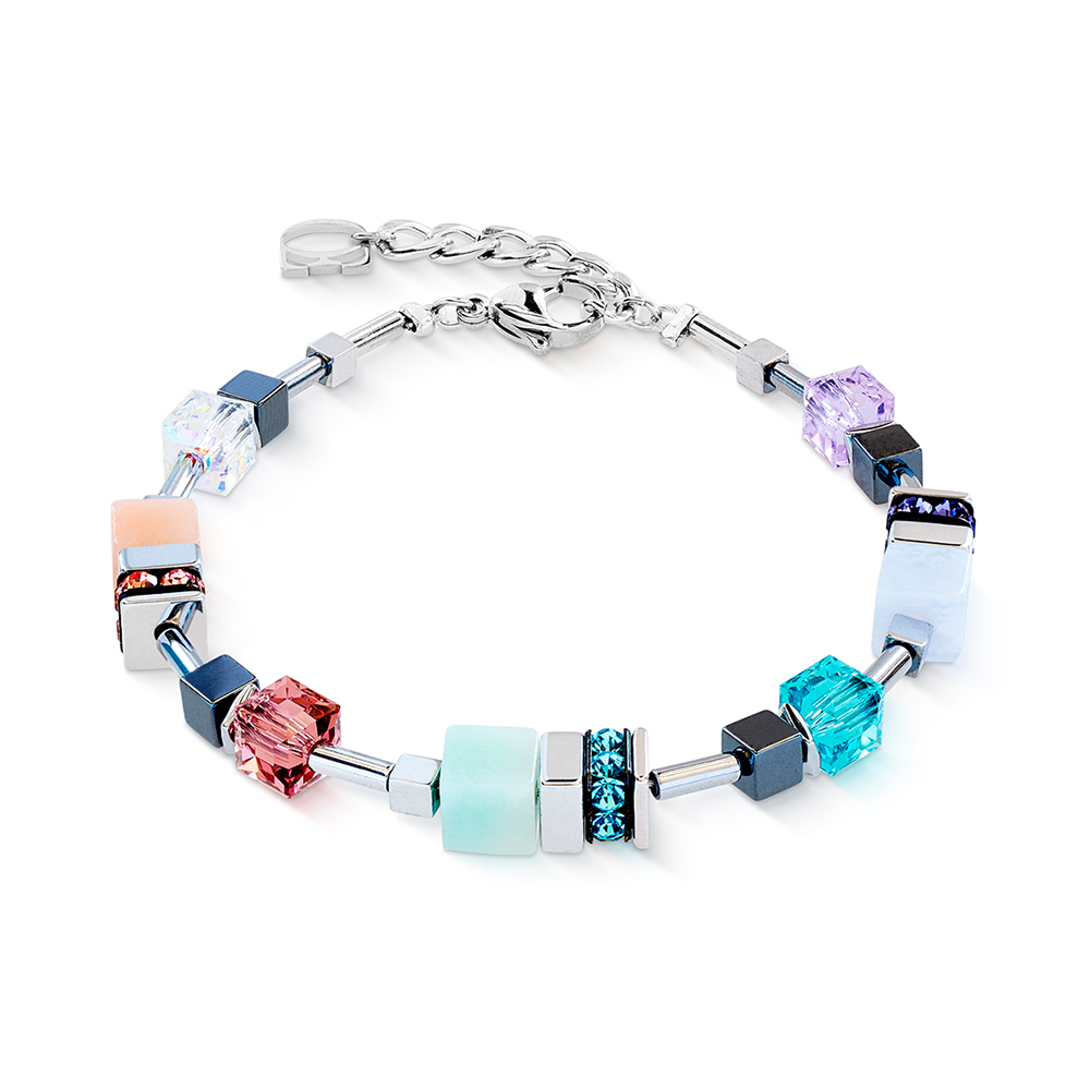 Браслет Multicolour Pastel Silver Coeur de Lion 3017/30-1580