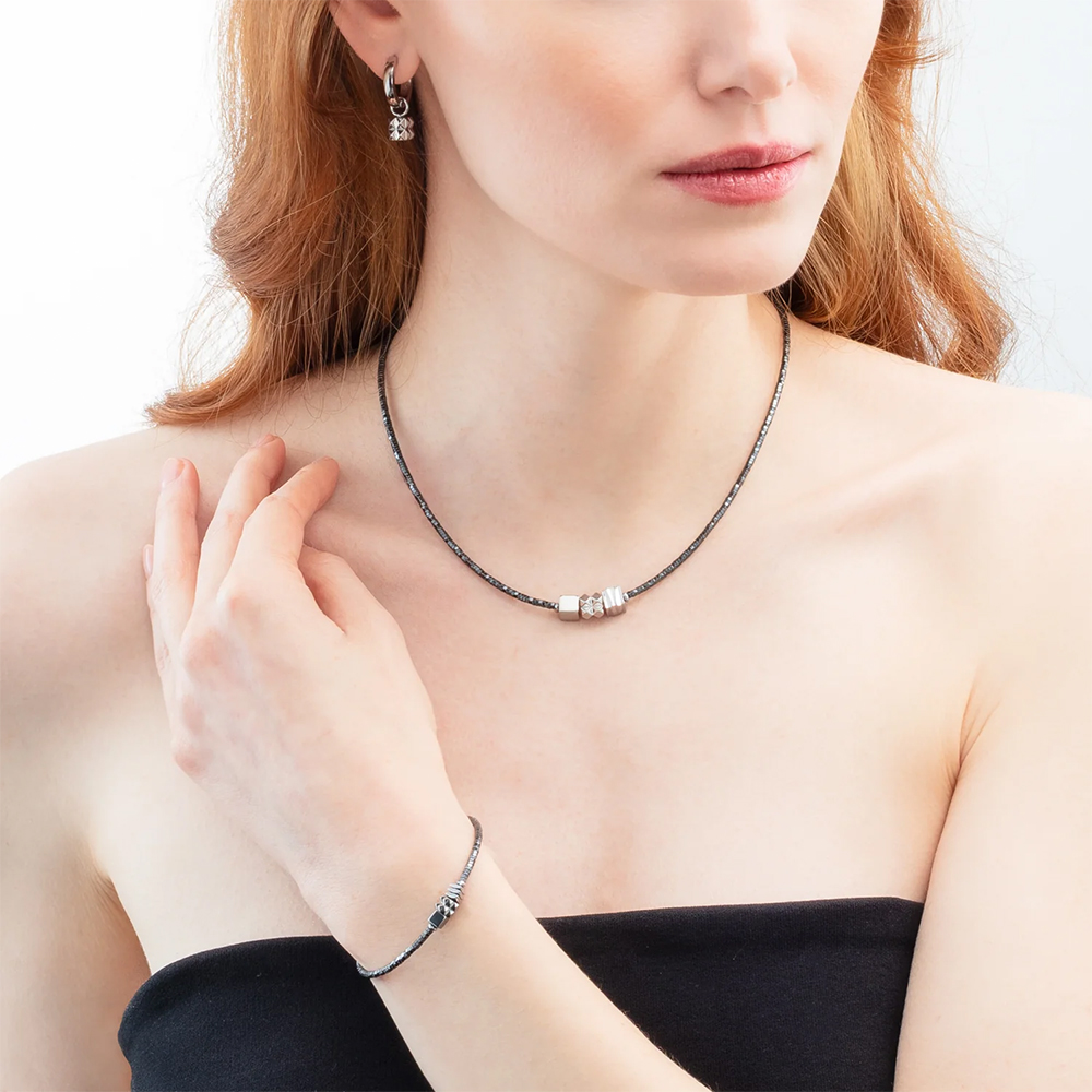 Браслет Anthracite-Silver Coeur de Lion 2040/30-1224