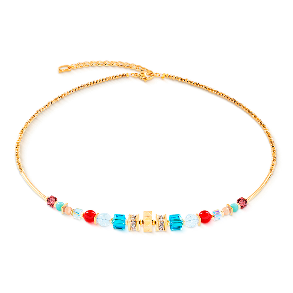 Колье Multicolour Gold Coeur de Lion 3023/10-1516