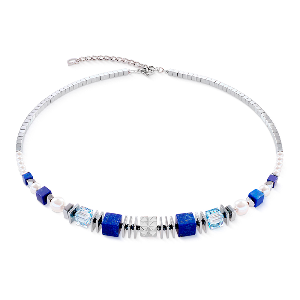 Колье Blue-Silver Coeur de Lion 3047/10-0717