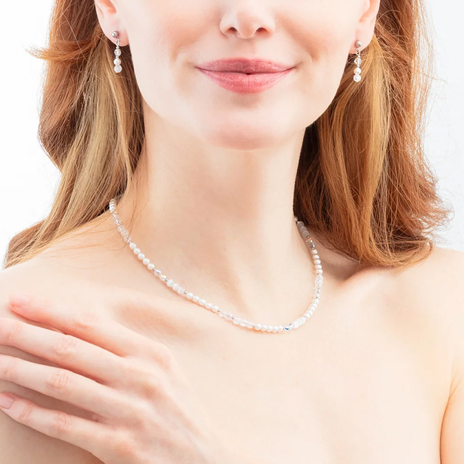 Серьги White-Silver Coeur de Lion 4245/21-1417
