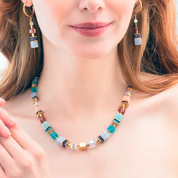 Серьги Multicolour Art Nouveau Coeur de Lion 3039/21-1578