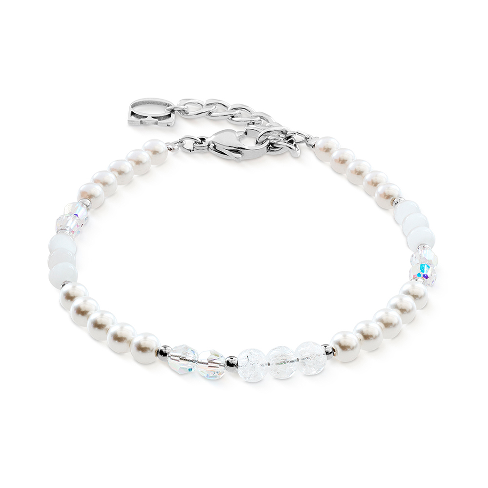 Браслет White-Silver Coeur de Lion 4245/30-1417