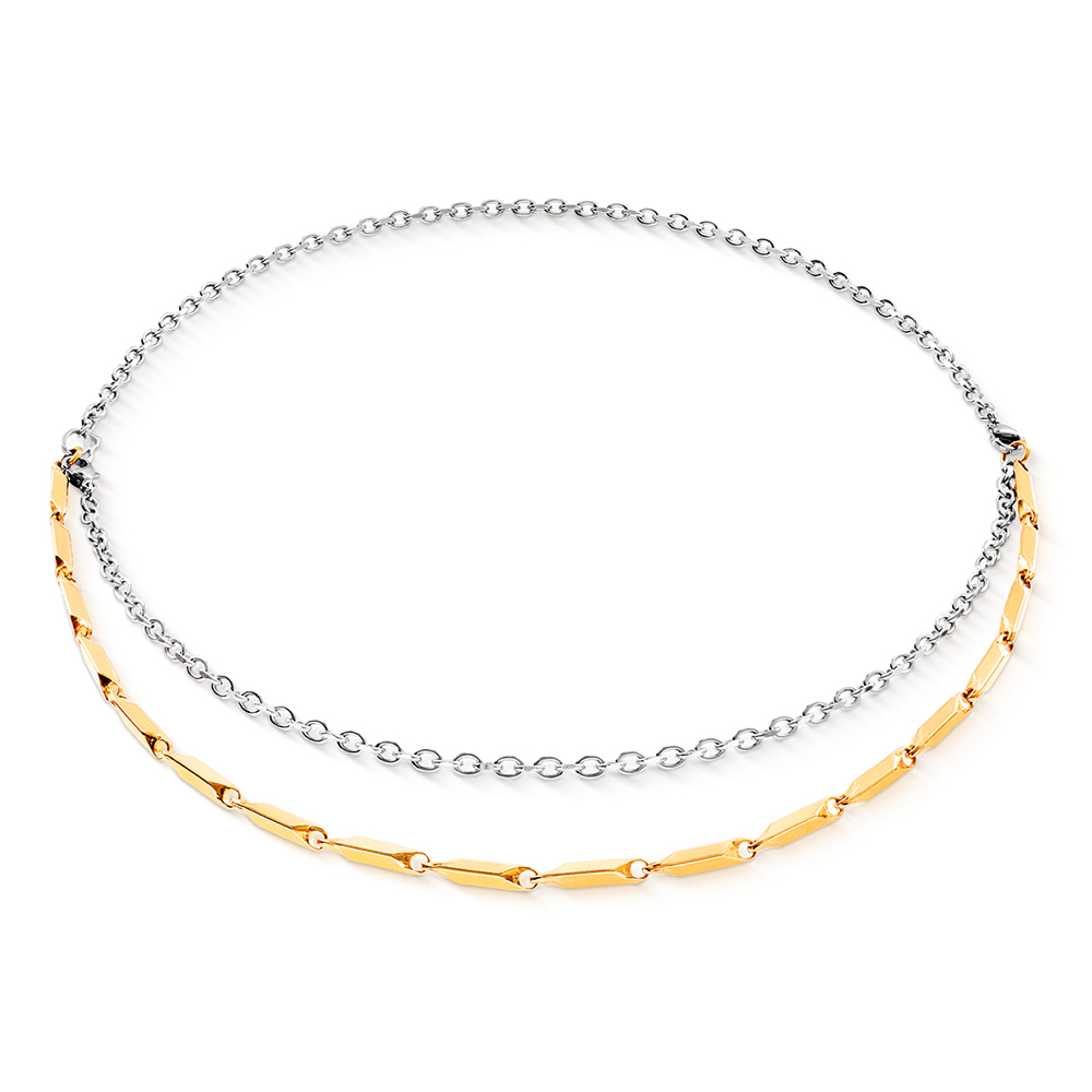 Колье Gold-Silver Coeur de Lion 0804/10-1617