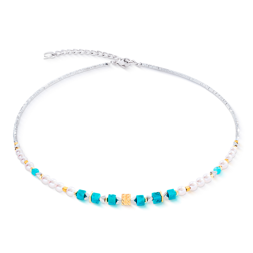 Колье Turquoise Coeur de Lion 4314/10-0600