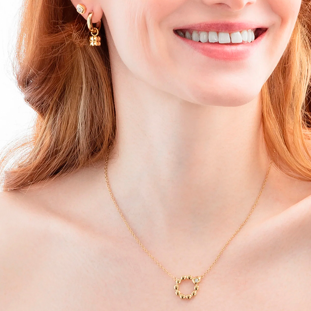 Колье Crystal-Gold Coeur de Lion 2056/10-1816