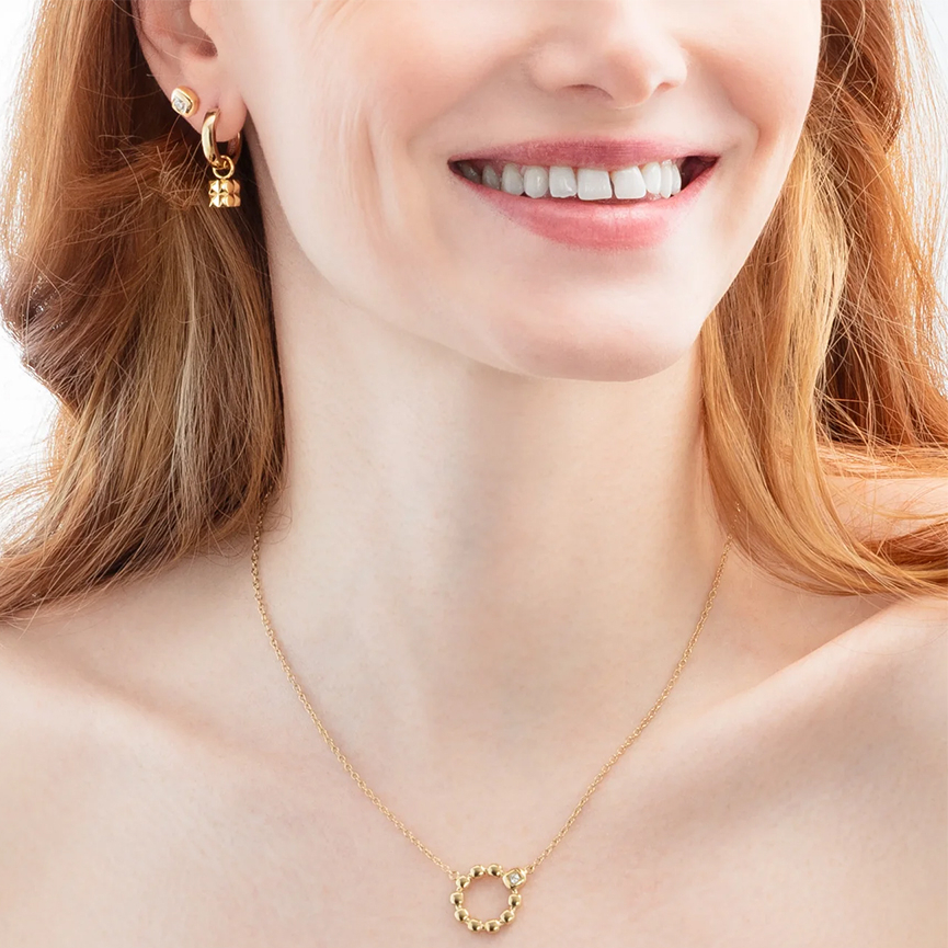 Серьги Gold Coeur de Lion 0160/21-1600