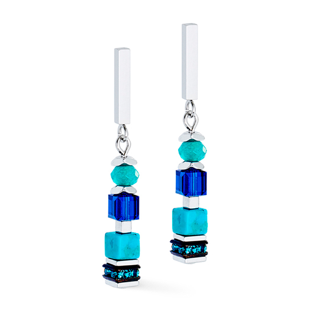 Серьги Transformative Teal Coeur de Lion 3046/21-0607