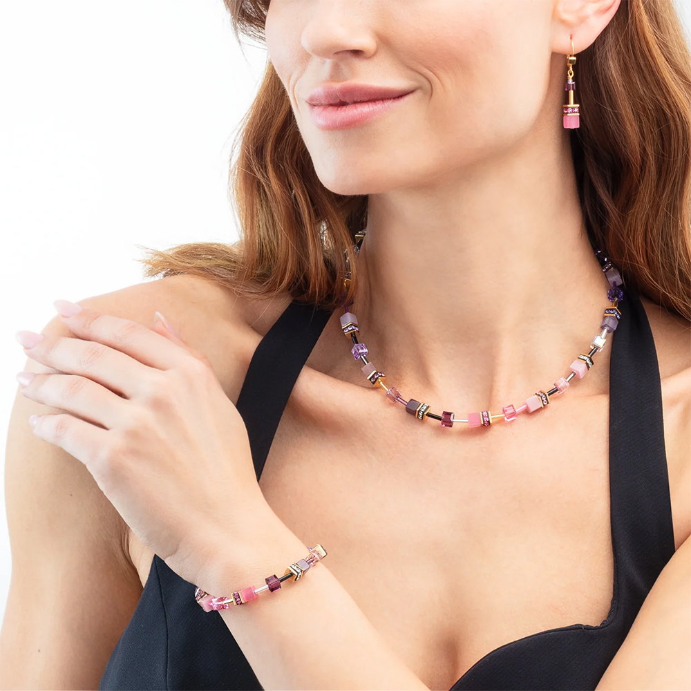 Серьги Rose-Lilac Coeur de Lion 2838/20-1927