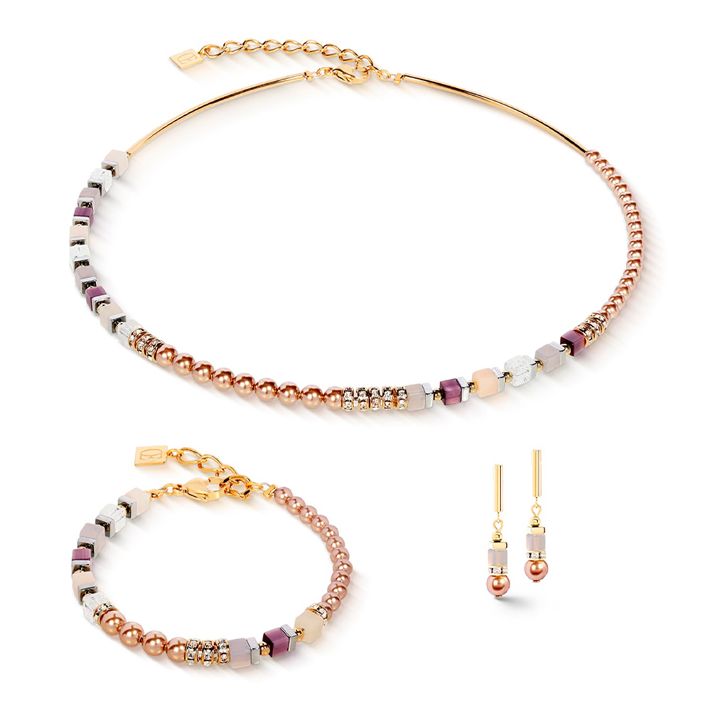 Серьги Grey-Purple Coeur de Lion 4354/21-1208
