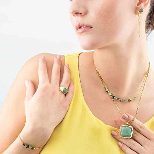Кольцо Green-Gold Coeur de Lion 1200/40-0516 54
