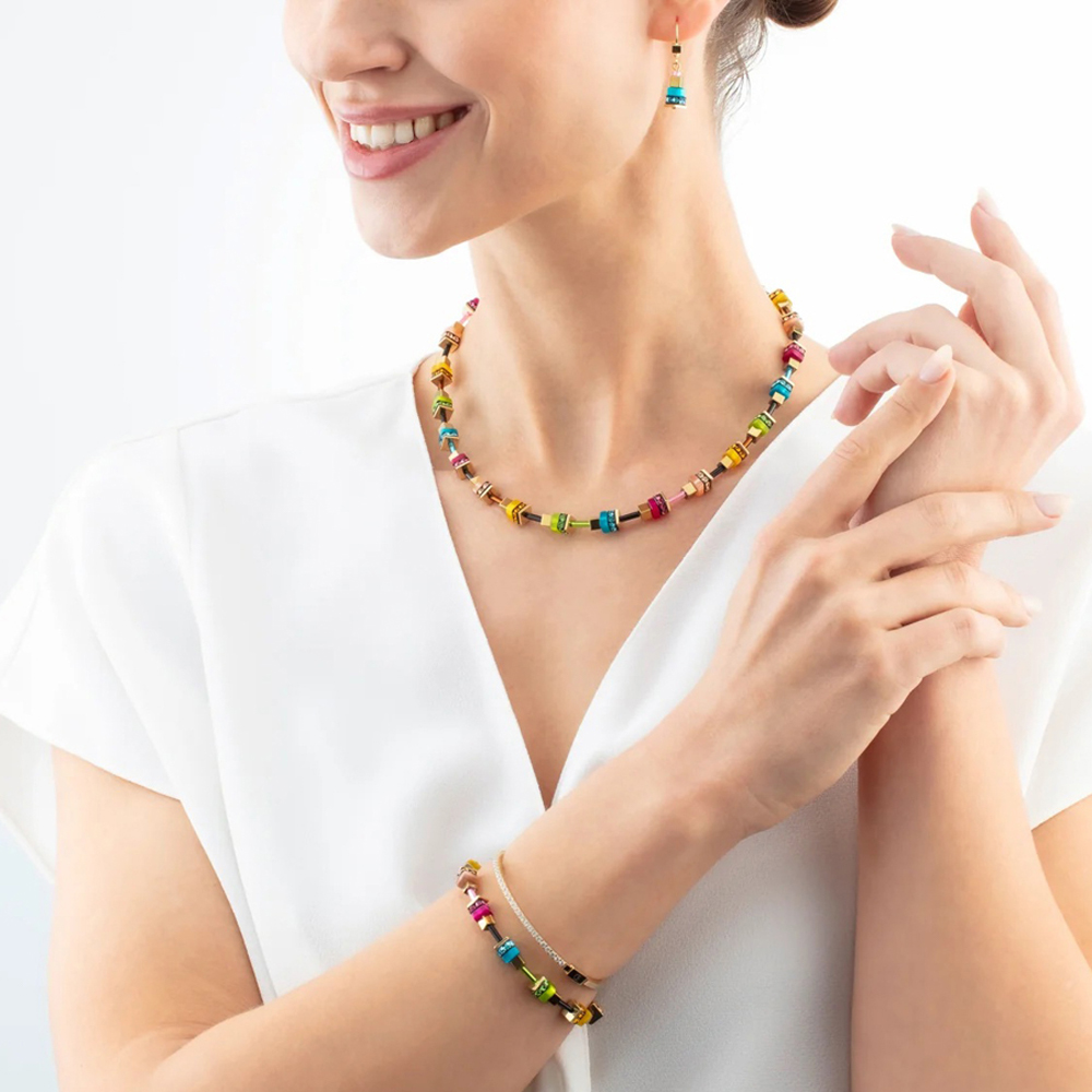 Колье Boho Sunset Cube Coeur de Lion 4413/10-1516