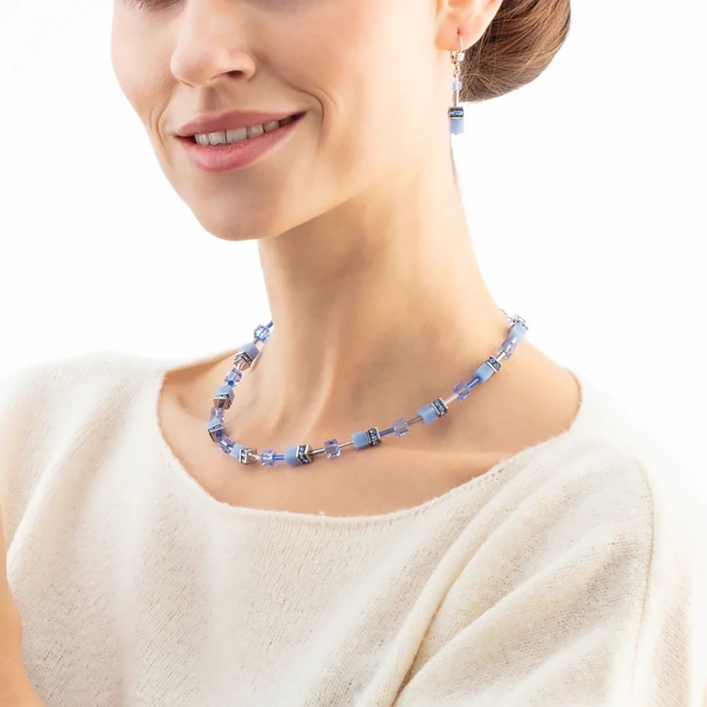 Колье Blue-Silver Coeur de Lion 4020/10-0717
