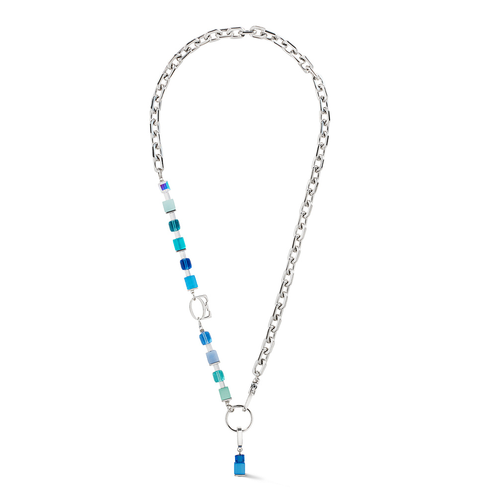 Колье Blue-Turquoise 4712/10-0706
