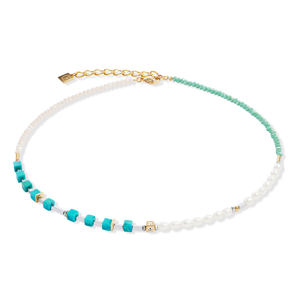 Колье Turquoise-Green Coeur de Lion 1126/10-0605
