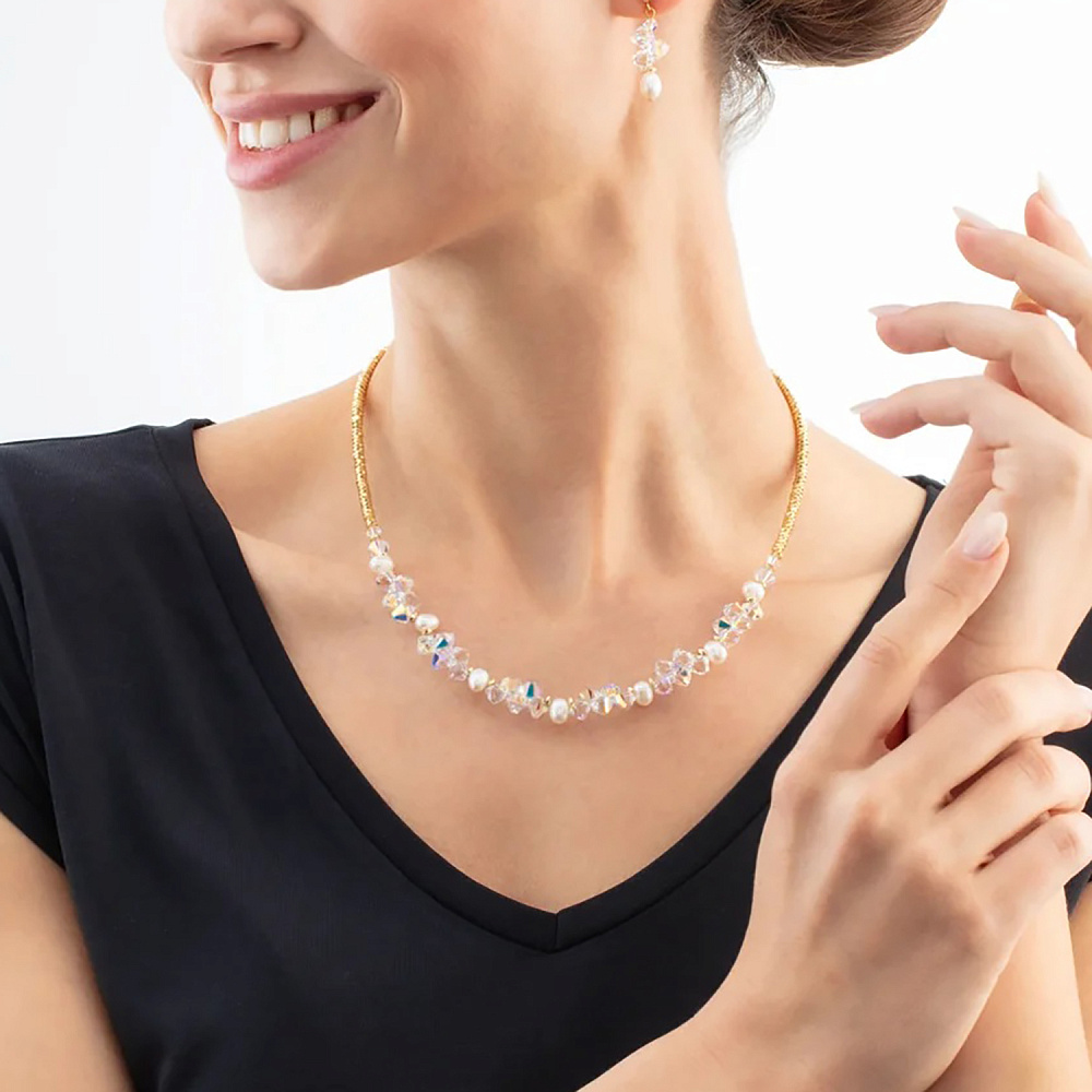 Колье Crystal-Gold Coeur de Lion 1136/10-1816