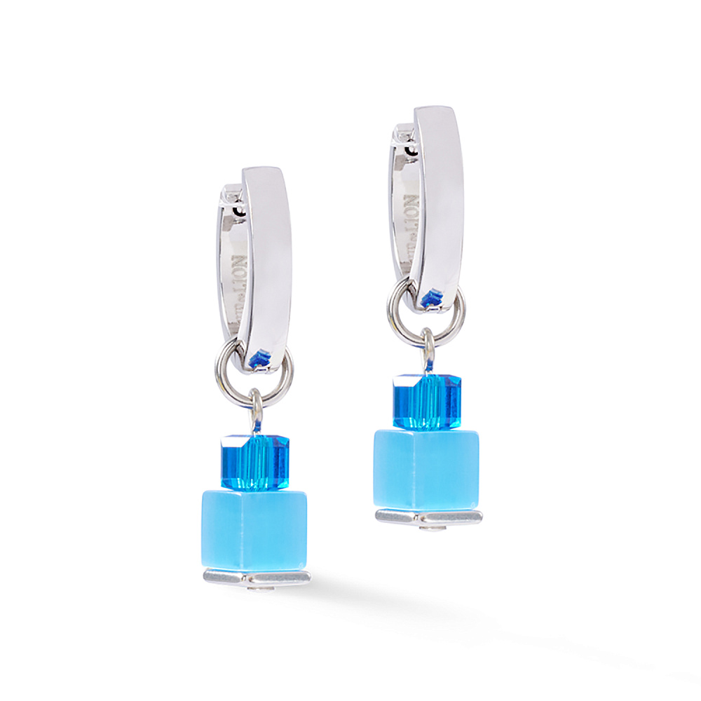 Серьги Blue-Turquoise Coeur de Lion 4712/21-0706