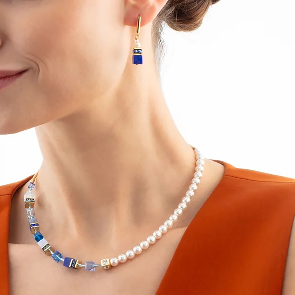 Серьги Blue-Gold Coeur de Lion 5086/21-0716