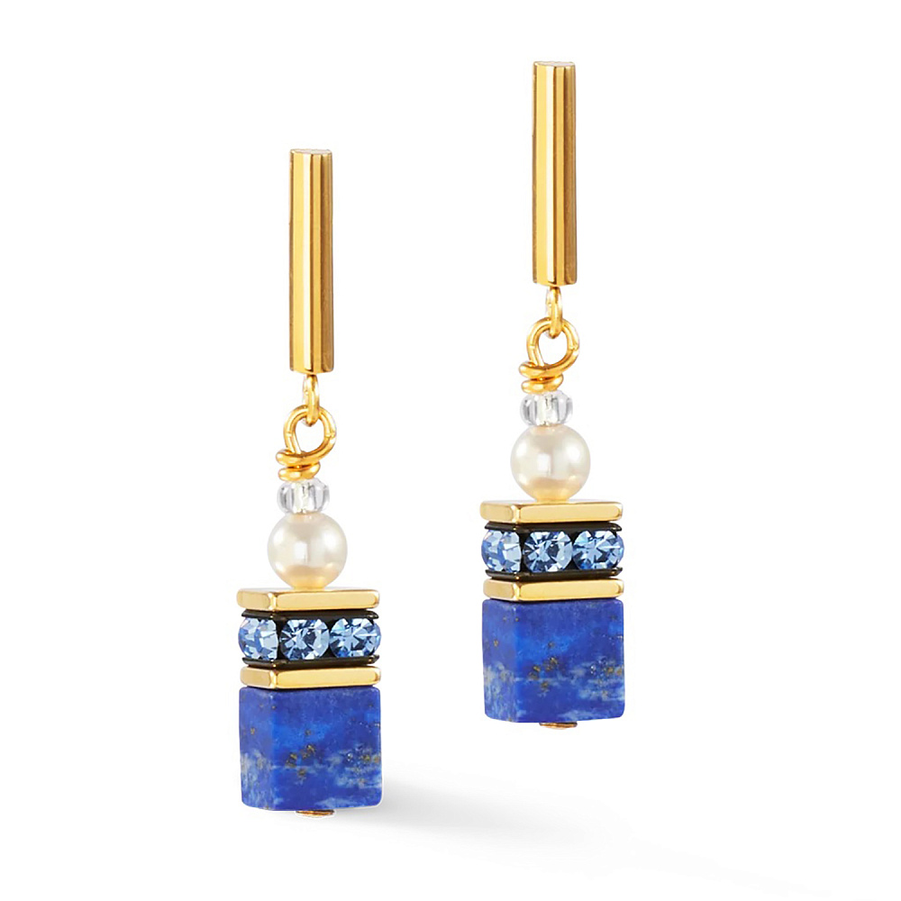 Серьги Blue-Gold Coeur de Lion 5086/21-0716
