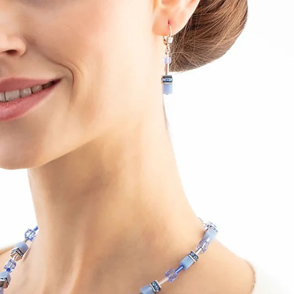 Серьги Blue-Silver Coeur de Lion 4020/20-0717
