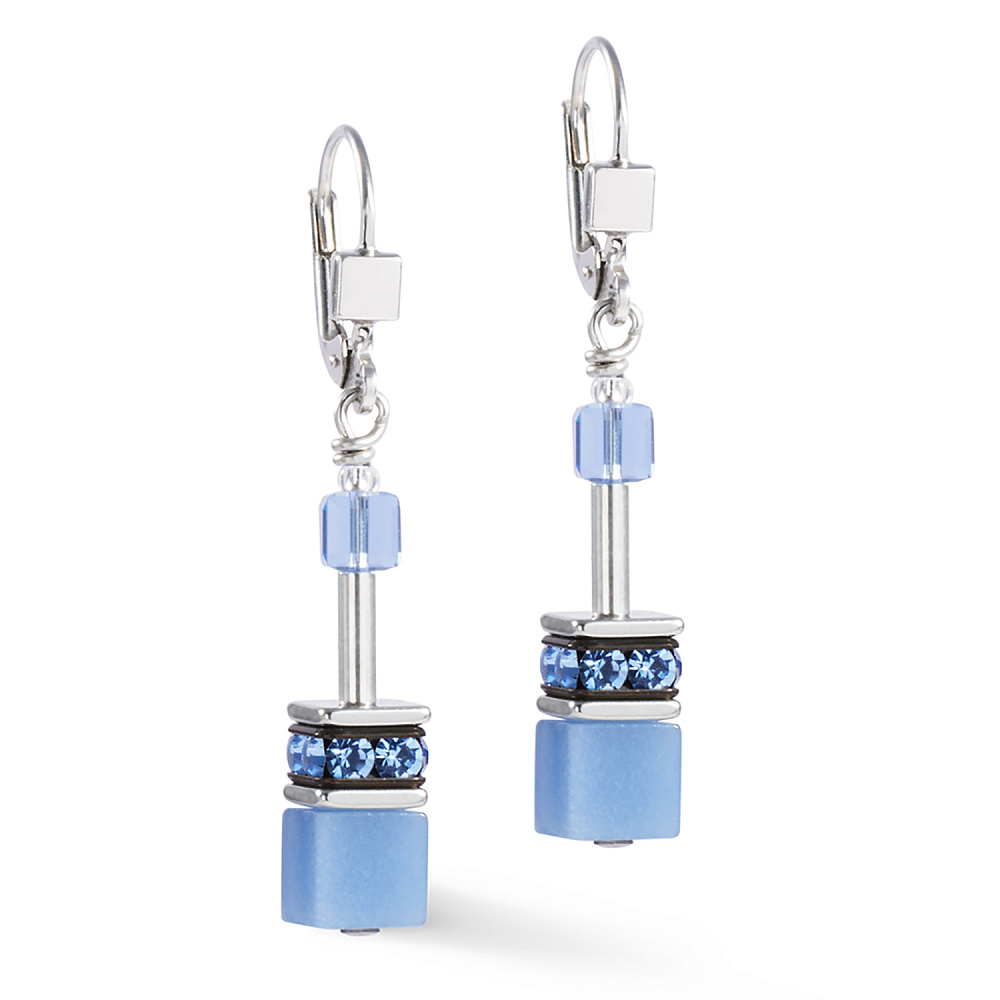 Серьги Blue-Silver Coeur de Lion 4020/20-0717