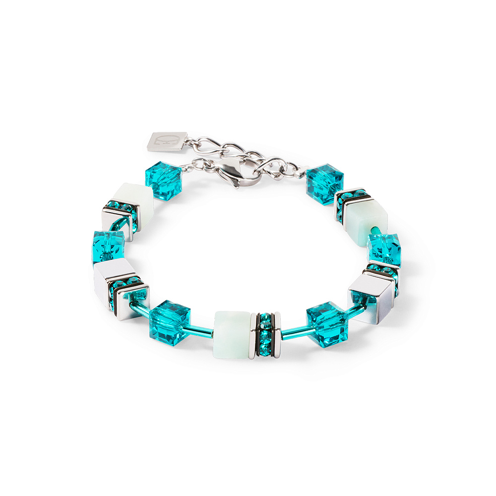 Браслет Dark Green-Silver Coeur de Lion 4010/30-0548