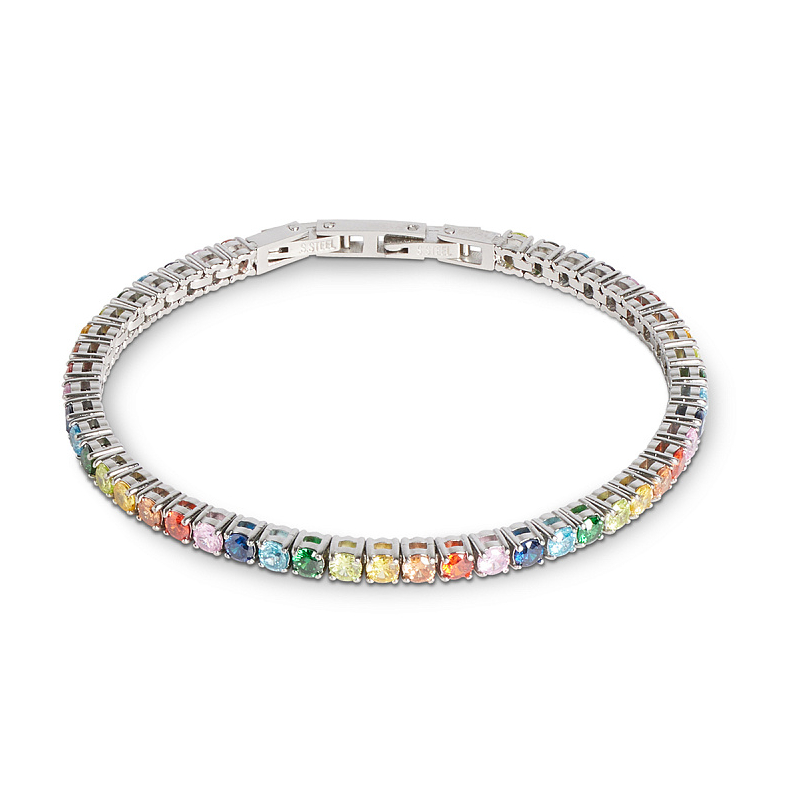 Браслет Multicolour Silver Coeur de Lion 0600/30-1517