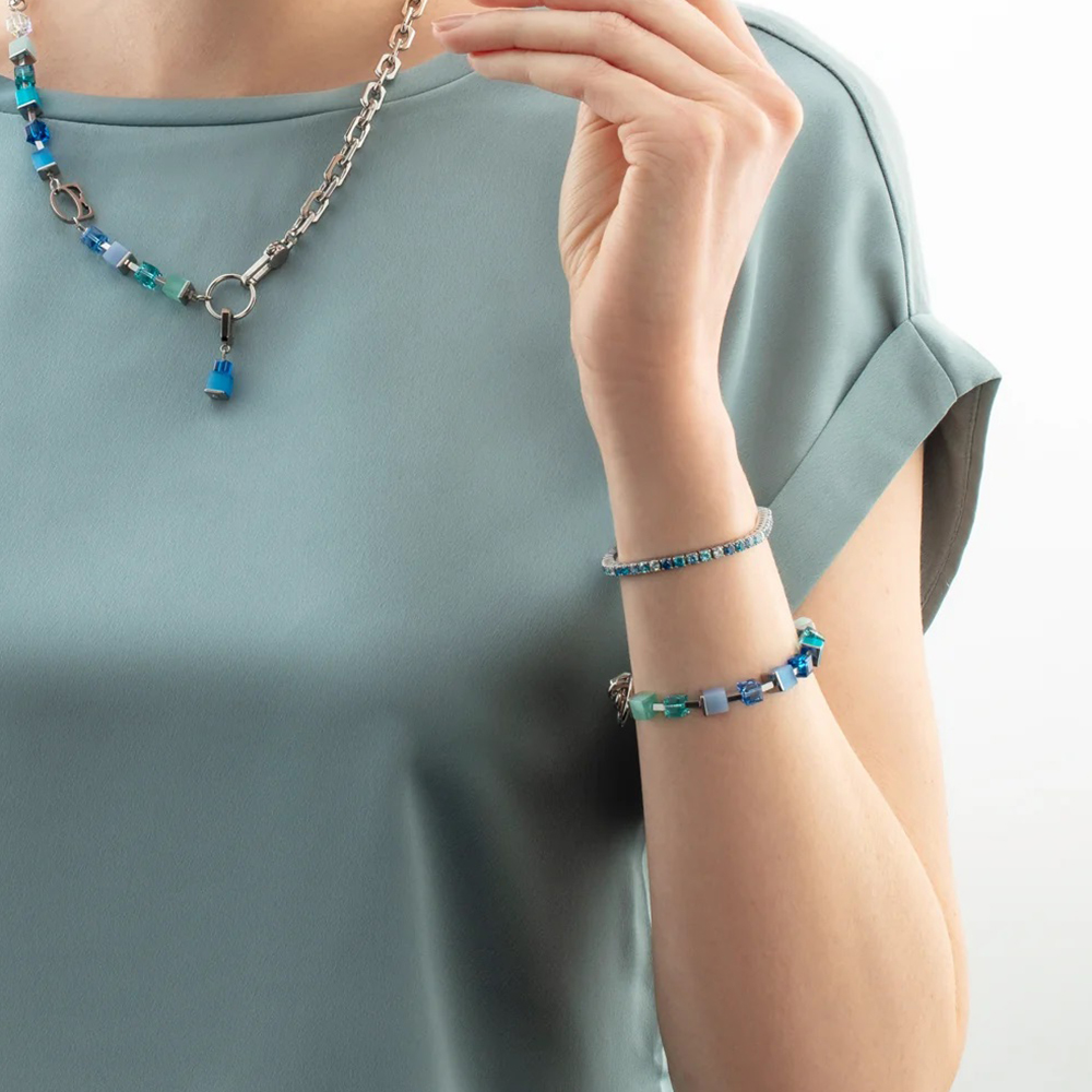 Браслет Blue-Turquoise Coeur de Lion 4712/30-0706