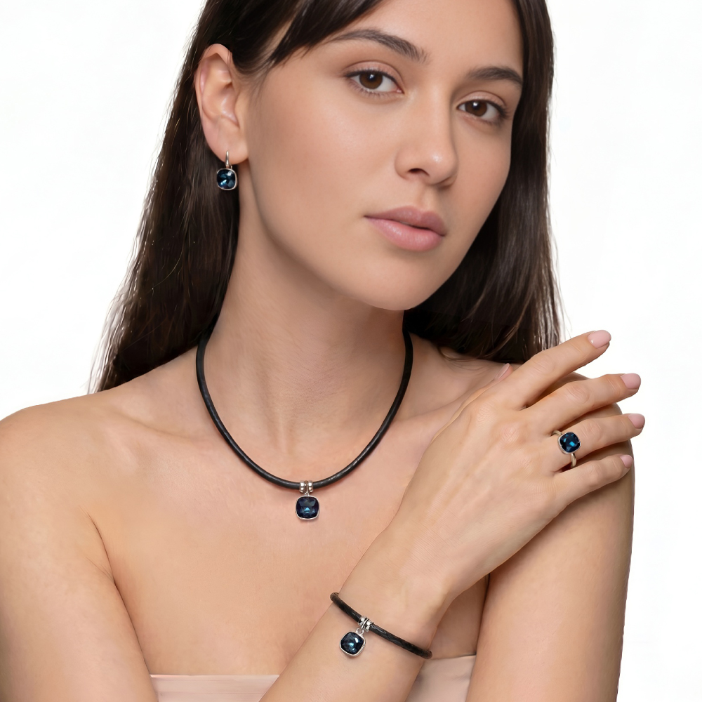 Серьги Denim Blue/Montana A2506.22 BL/S