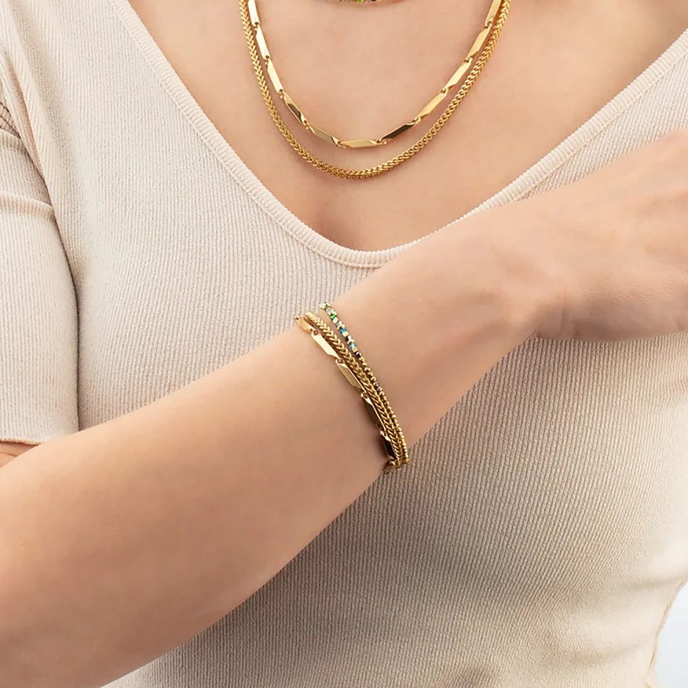 Браслет Multicolour Gold Coeur de Lion 4359/30-1516