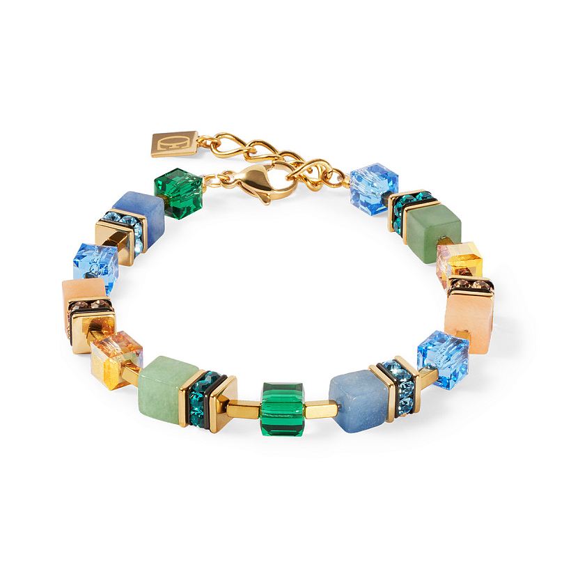 Браслет Green-Blue-Peach Coeur de Lion 3039/30-0551