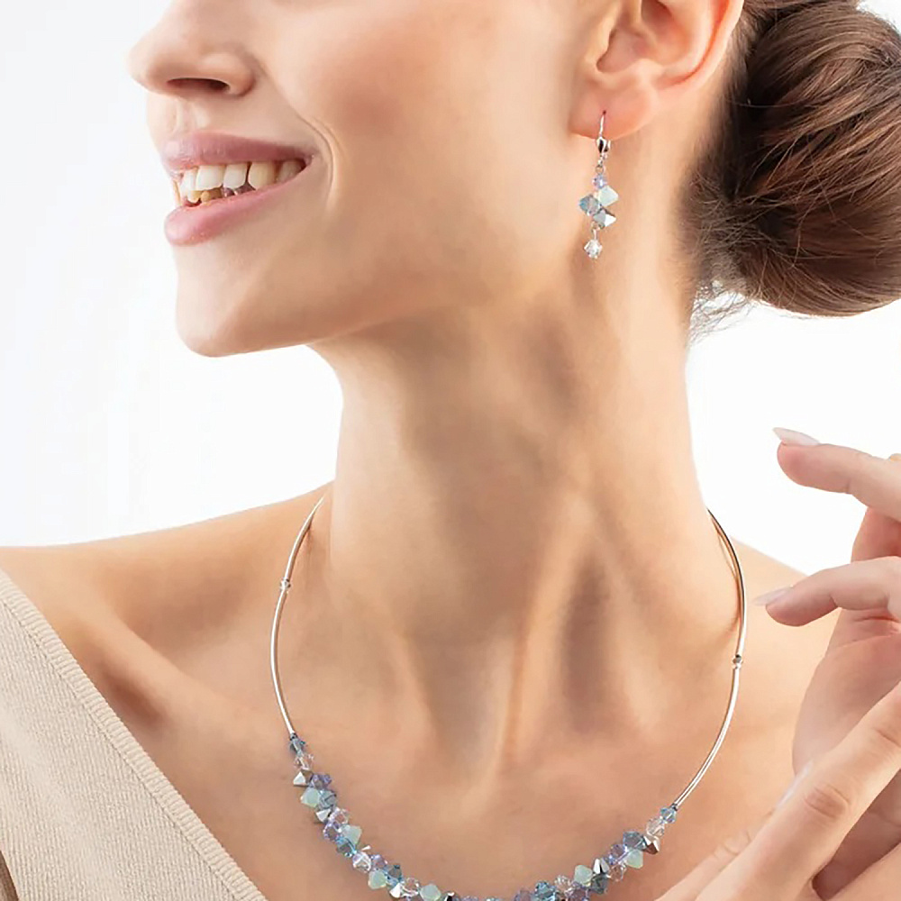 Серьги Blue-Aqua Coeur de Lion 2038/20-0737