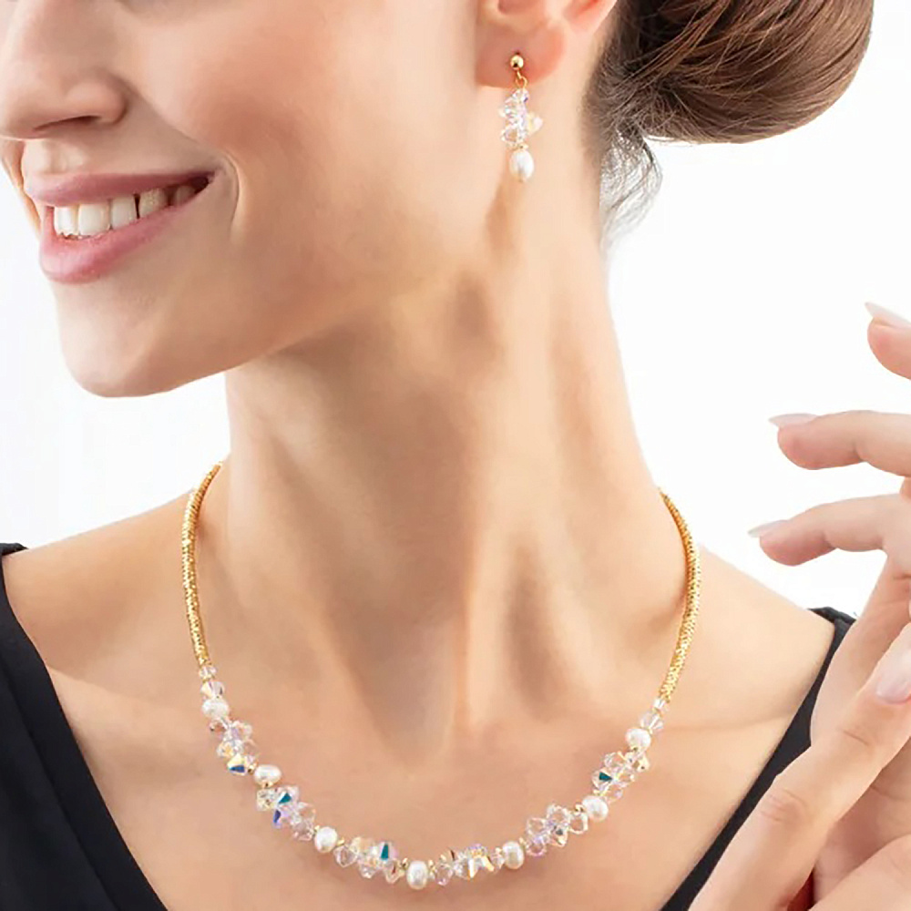 Серьги Crystal-Gold Coeur de Lion 1136/21-1816