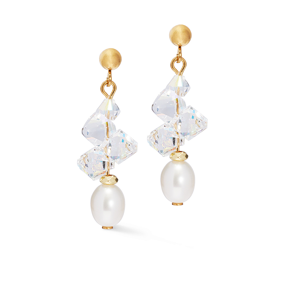 Серьги Crystal-Gold Coeur de Lion 1136/21-1816