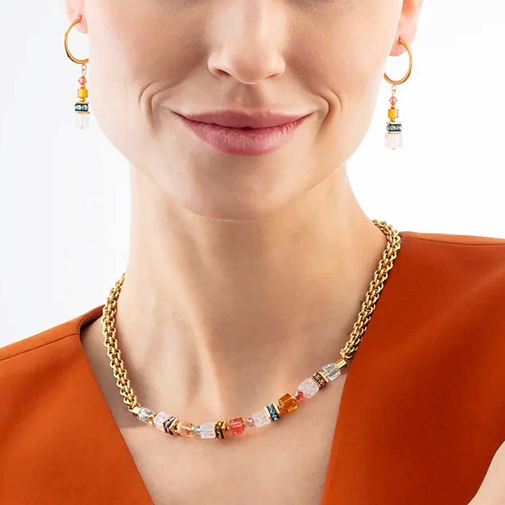 Серьги Multicolour Sunset Coeur de Lion 3021/21-1546