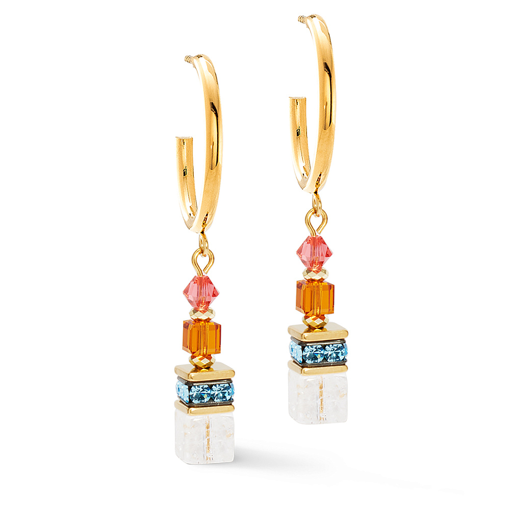 Серьги Multicolour Sunset Coeur de Lion 3021/21-1546