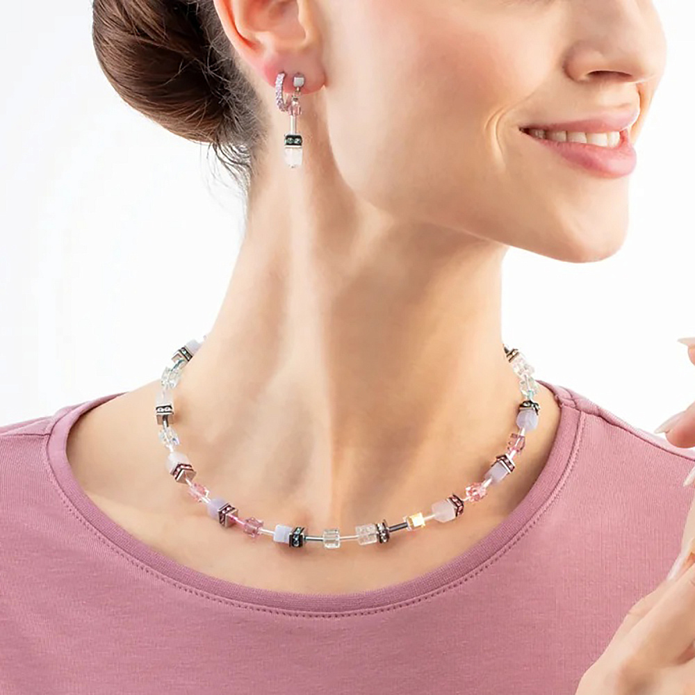 Серьги Rose-Lilac Coeur de Lion 4905/21-1927