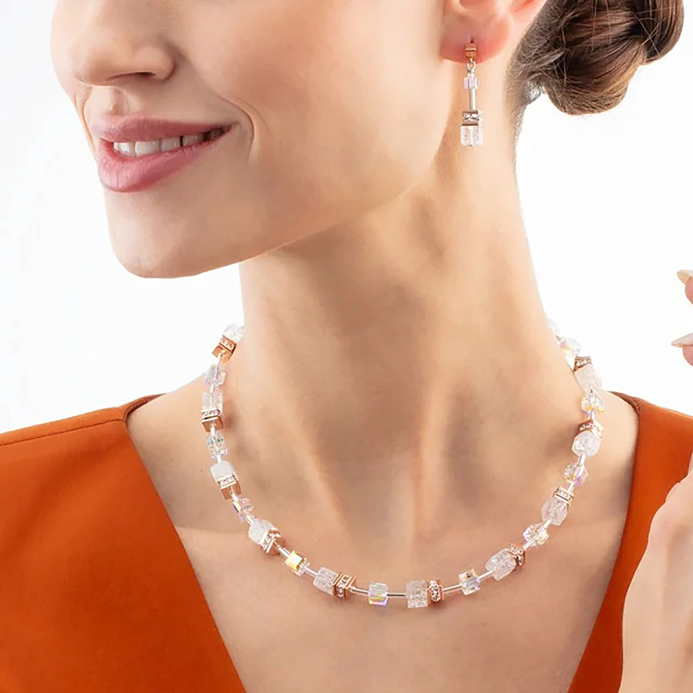 Серьги White-Rose Gold Coeur de Lion 3018/21-1425