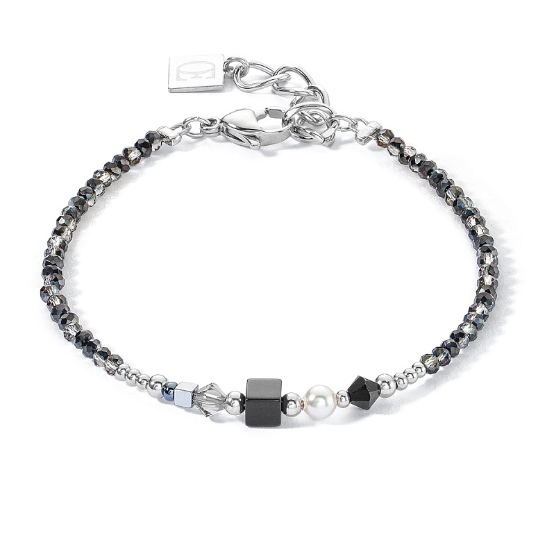 Браслет Black-Silver Coeur de Lion 4355/30-1317