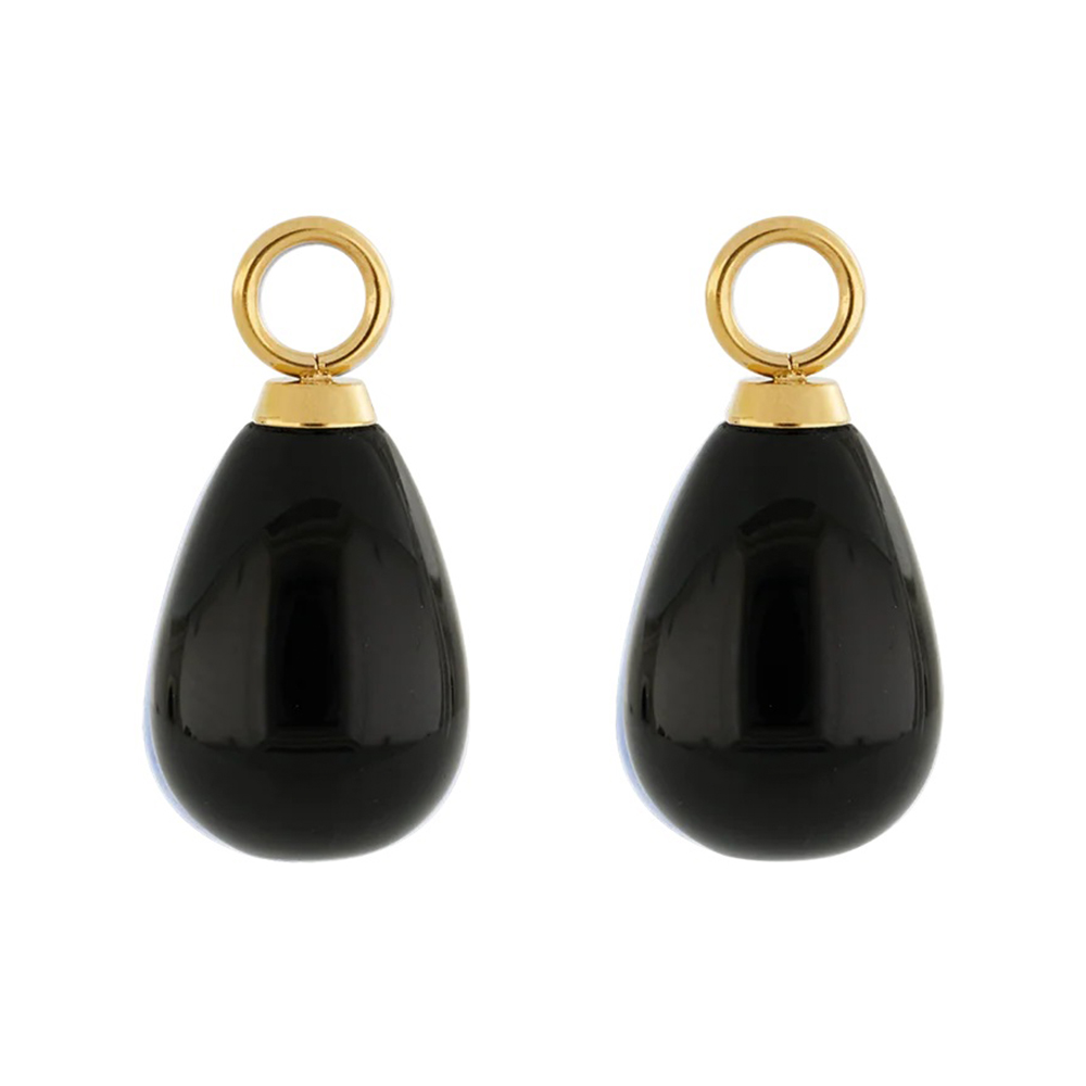 Шармы на серьги Gold-Black 0050/44-1316
