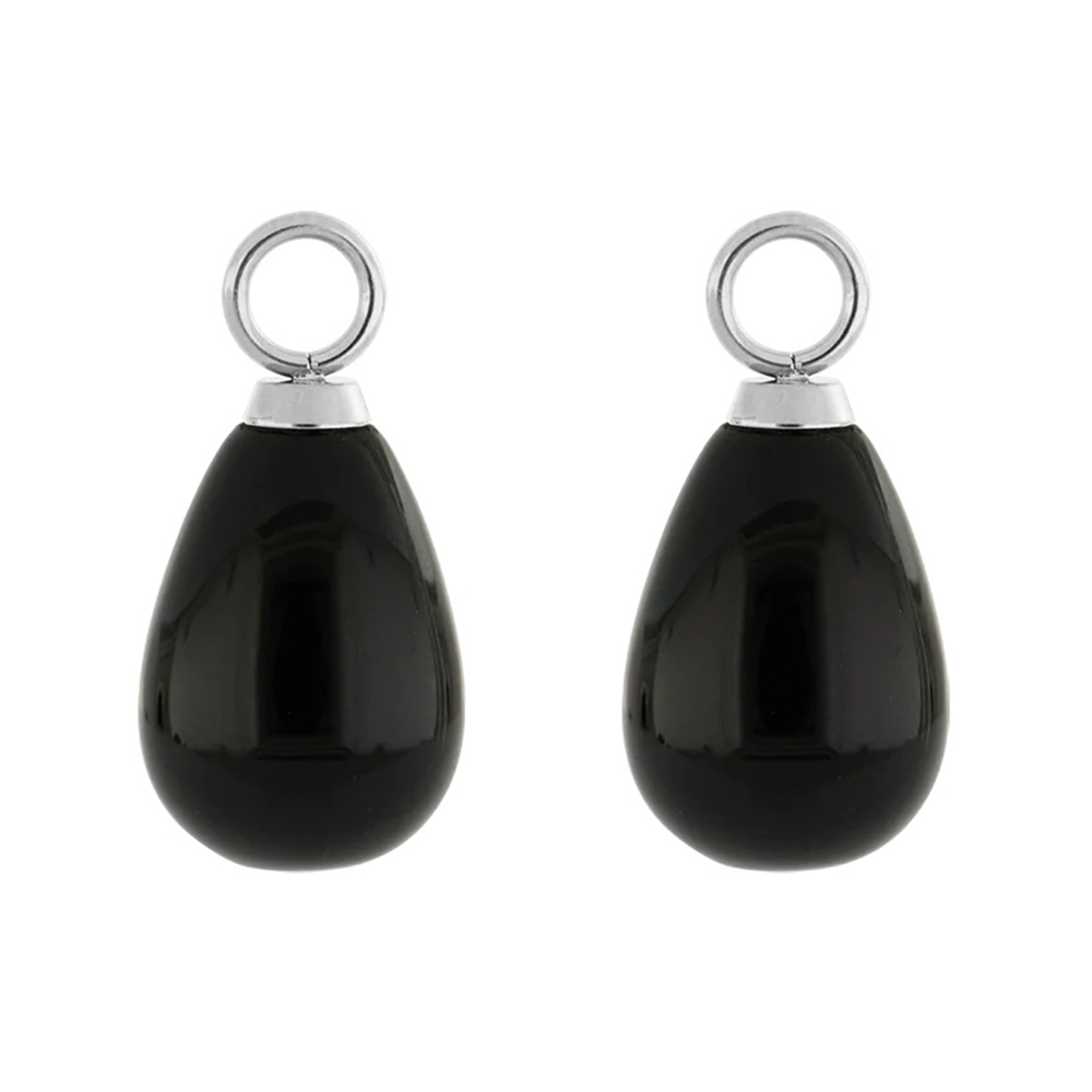 Шармы на серьги Silver-Black Артикул: 0050/44-1317
