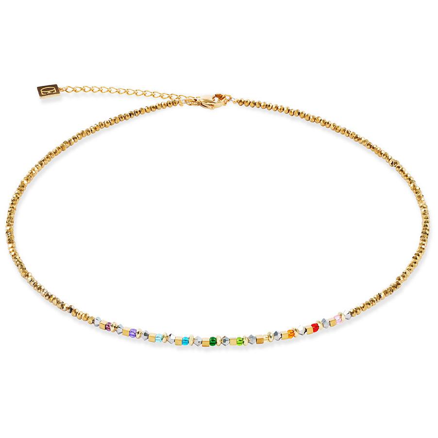 Колье Multicolour Gold Coeur de Lion 4359/10-1516
